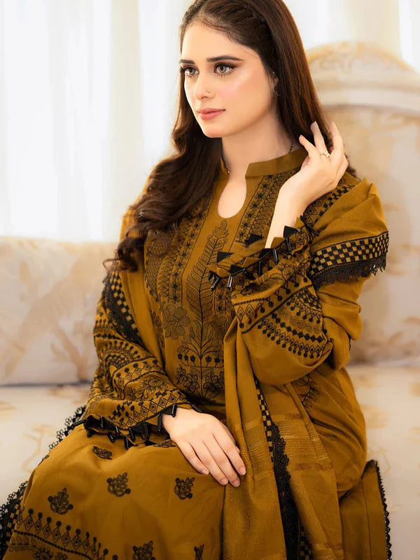 Dhanak Embroidered 3PC