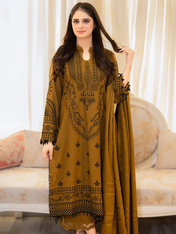 Dhanak Embroidered 3PC