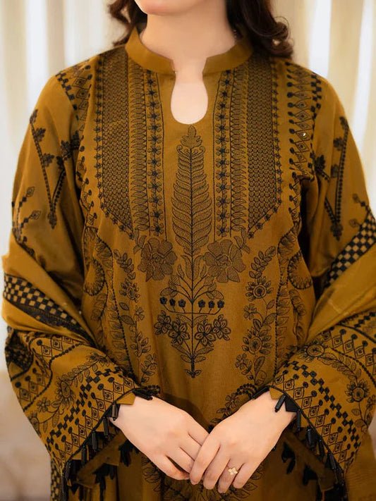 Dhanak Embroidered 3PC