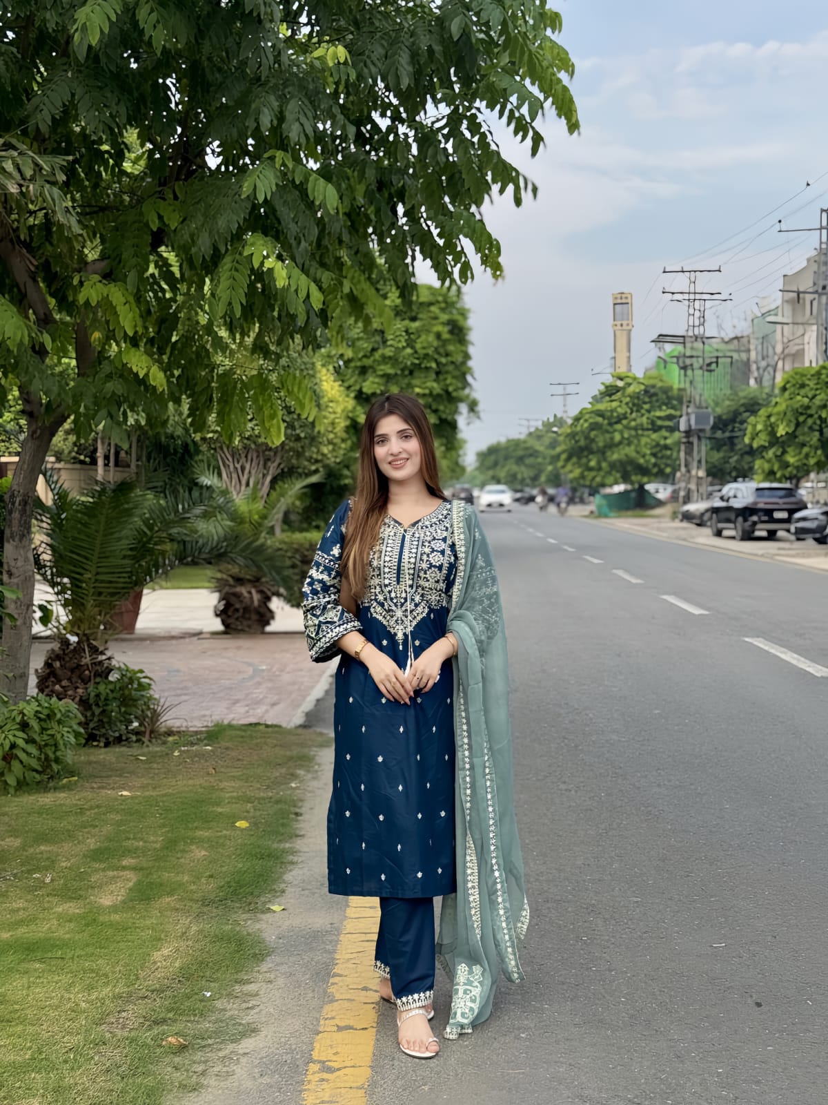 Margrita Embroidered Stitched 3PC