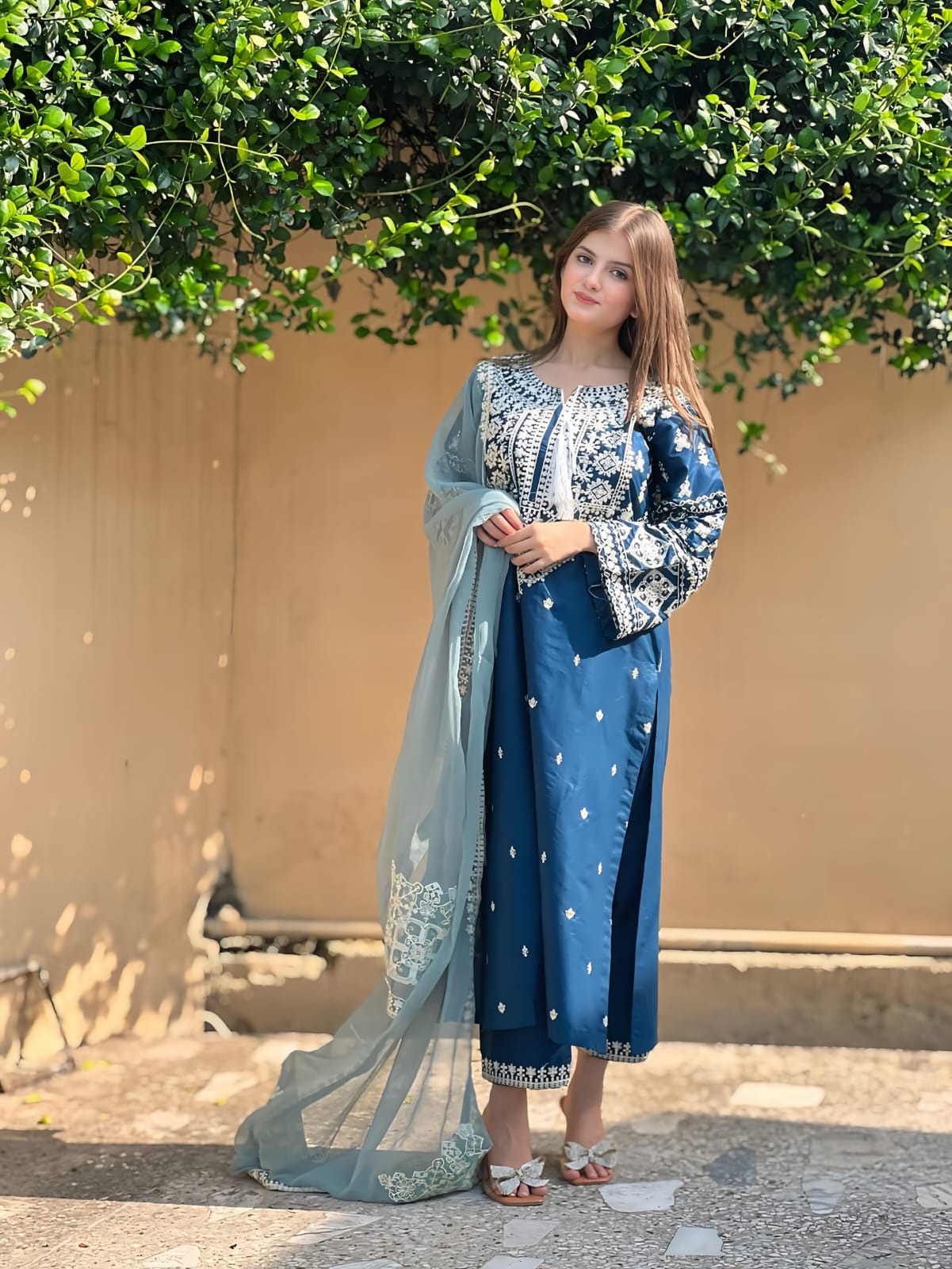 Margrita Embroidered Stitched 3PC