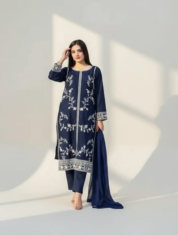 Neelzaar Embroidered 3PC