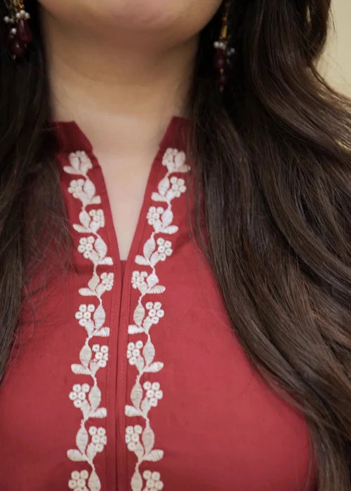 MULBERRY Embroidered 2PC